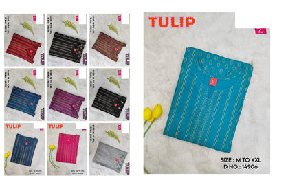 Tulip Liva Jnx Rayon Kurtis Manufacturer