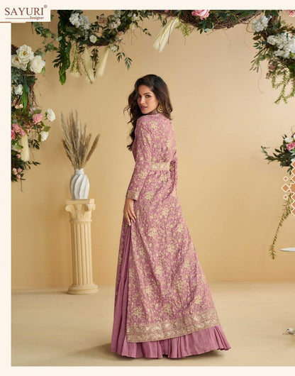 Tulip Sayuri Chinon Silk One Piece Gown Wholesaler Ahmedabad