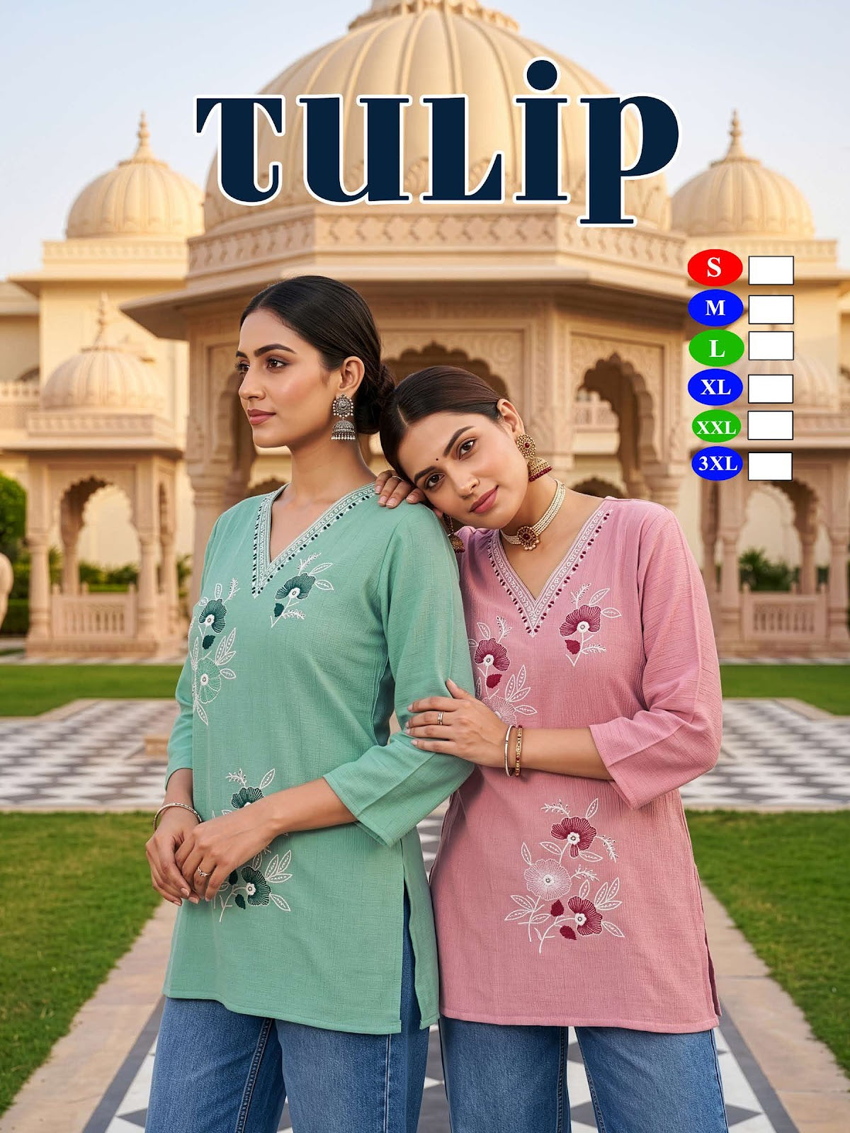 Tulip Vkh Slub Short Kurtis Manufacturer Ahmedabad