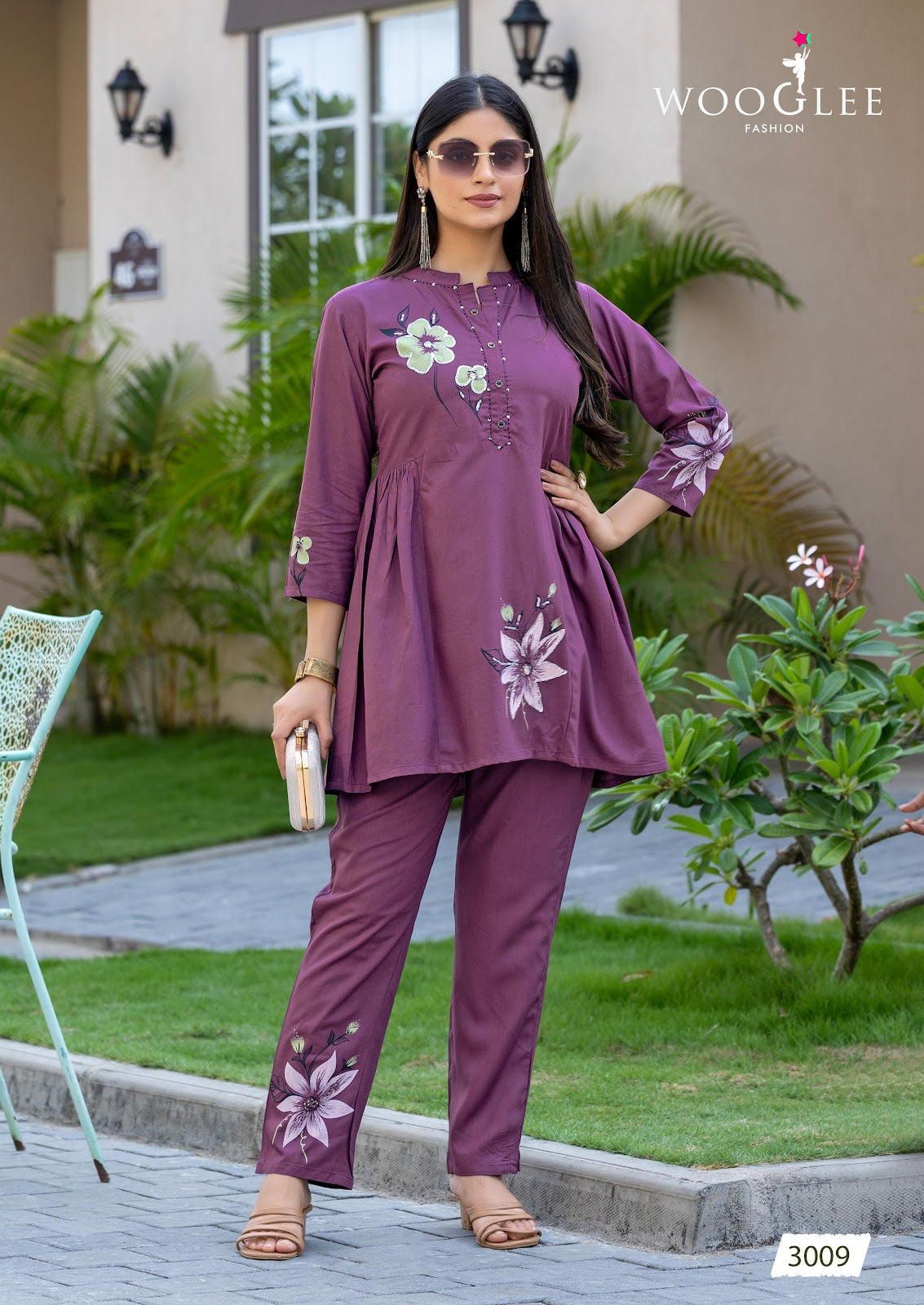 Tulip Vol 2 Wooglee Rayon Slub Co Ord Set Wholesaler India