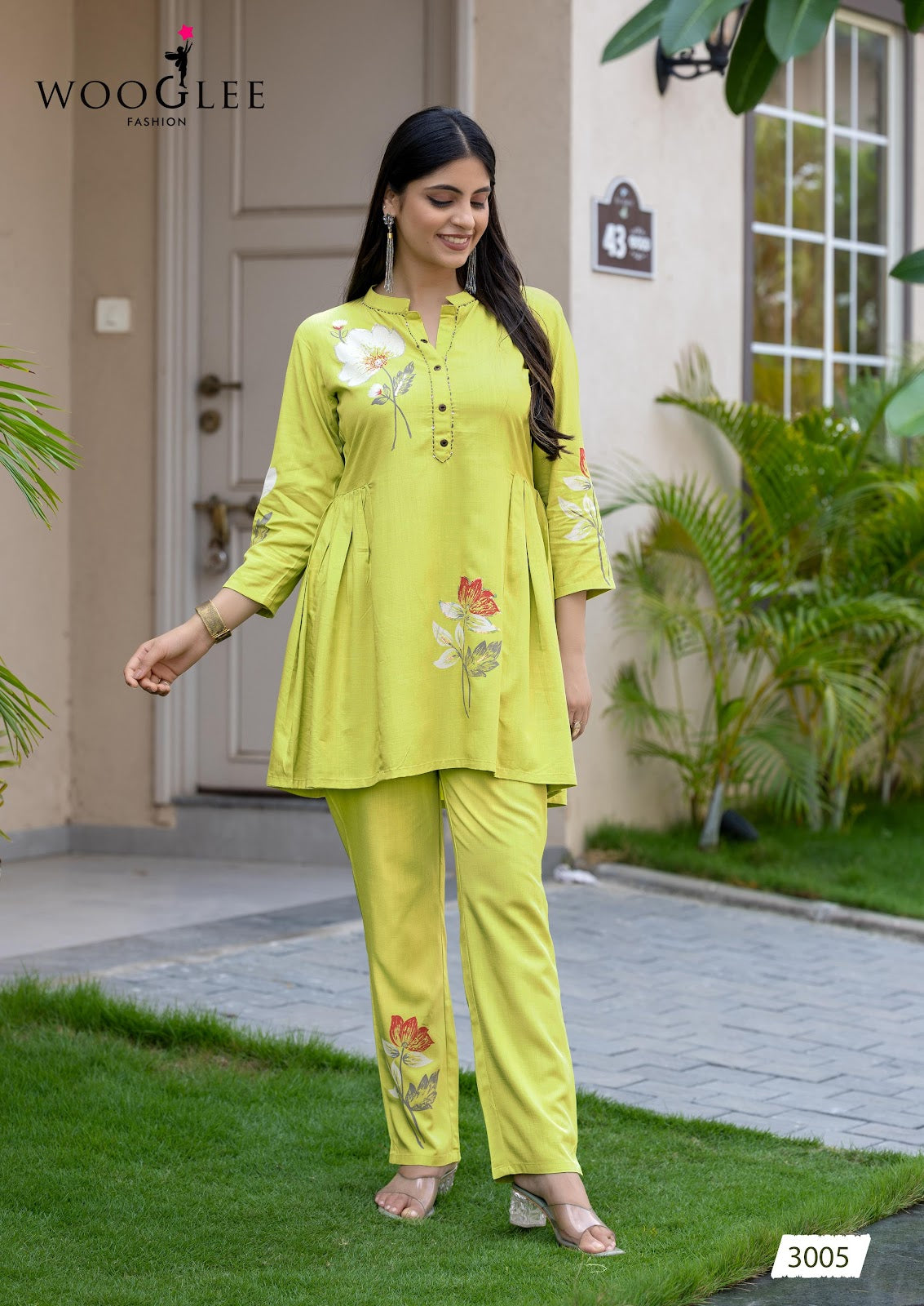 Tulip Vol 2 Wooglee Rayon Slub Co Ord Set Wholesaler India