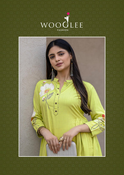 Tulip Vol 2 Wooglee Rayon Slub Co Ord Set Wholesaler India