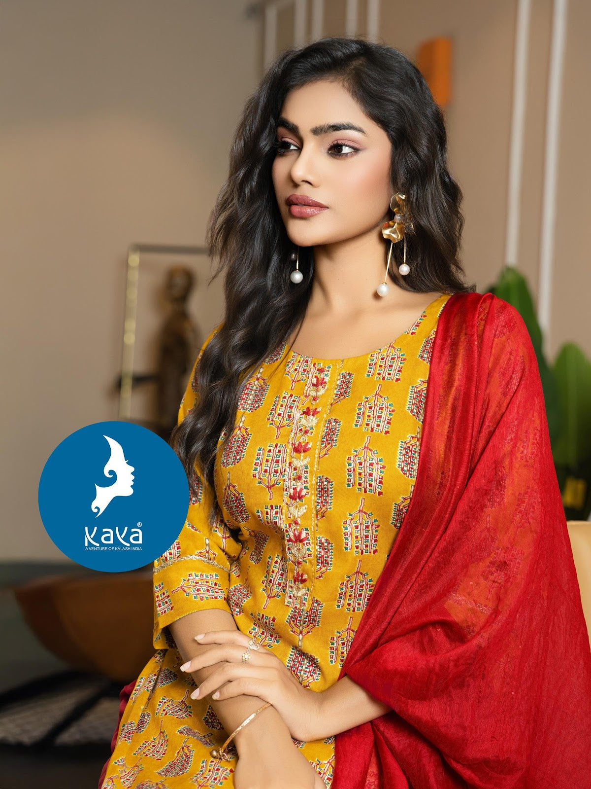 Tulsi Kaya Rayon Readymade Pant Style Suits Supplier Gujarat