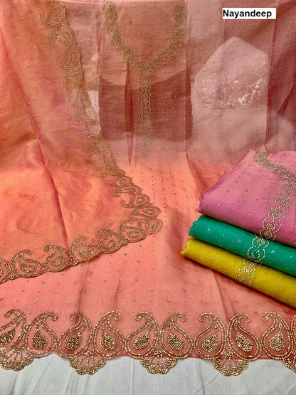 Tulsi Nayandeep Silk Salwar Suits Wholesale
