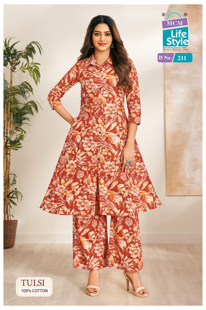 Tulsi Vol 2 Mcm Lifestyle Cotton Co Ord Set Supplier Gujarat