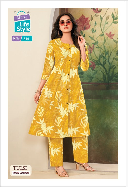 Tulsi Vol 3 Princess Cut Mcm Lifestyle Pure Cotton Co Ord Set Supplier Gujarat