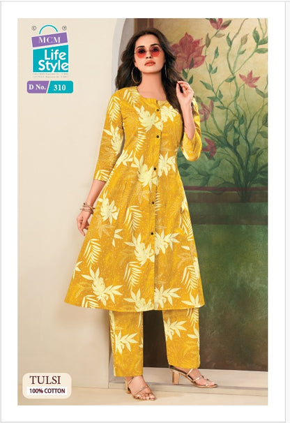 Tulsi Vol 3 Princess Cut Mcm Lifestyle Pure Cotton Co Ord Set Supplier Gujarat