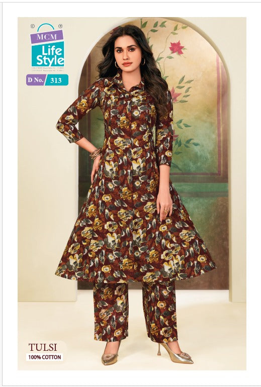 Tulsi Vol 3 Princess Cut Mcm Lifestyle Pure Cotton Co Ord Set Supplier Gujarat