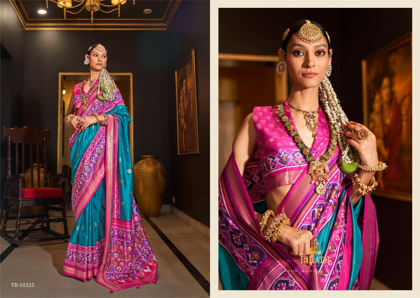 Tulsivan Trirath Silk Sarees Exporter Gujarat