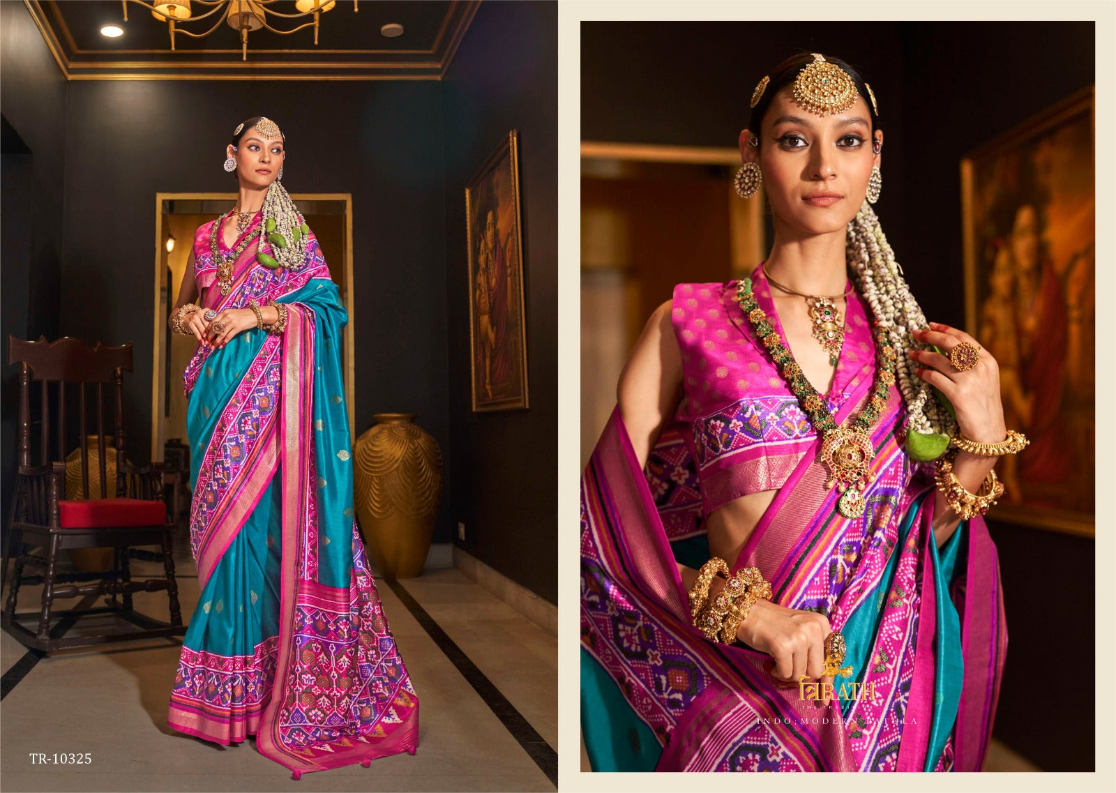 Tulsivan Trirath Silk Sarees Exporter Gujarat