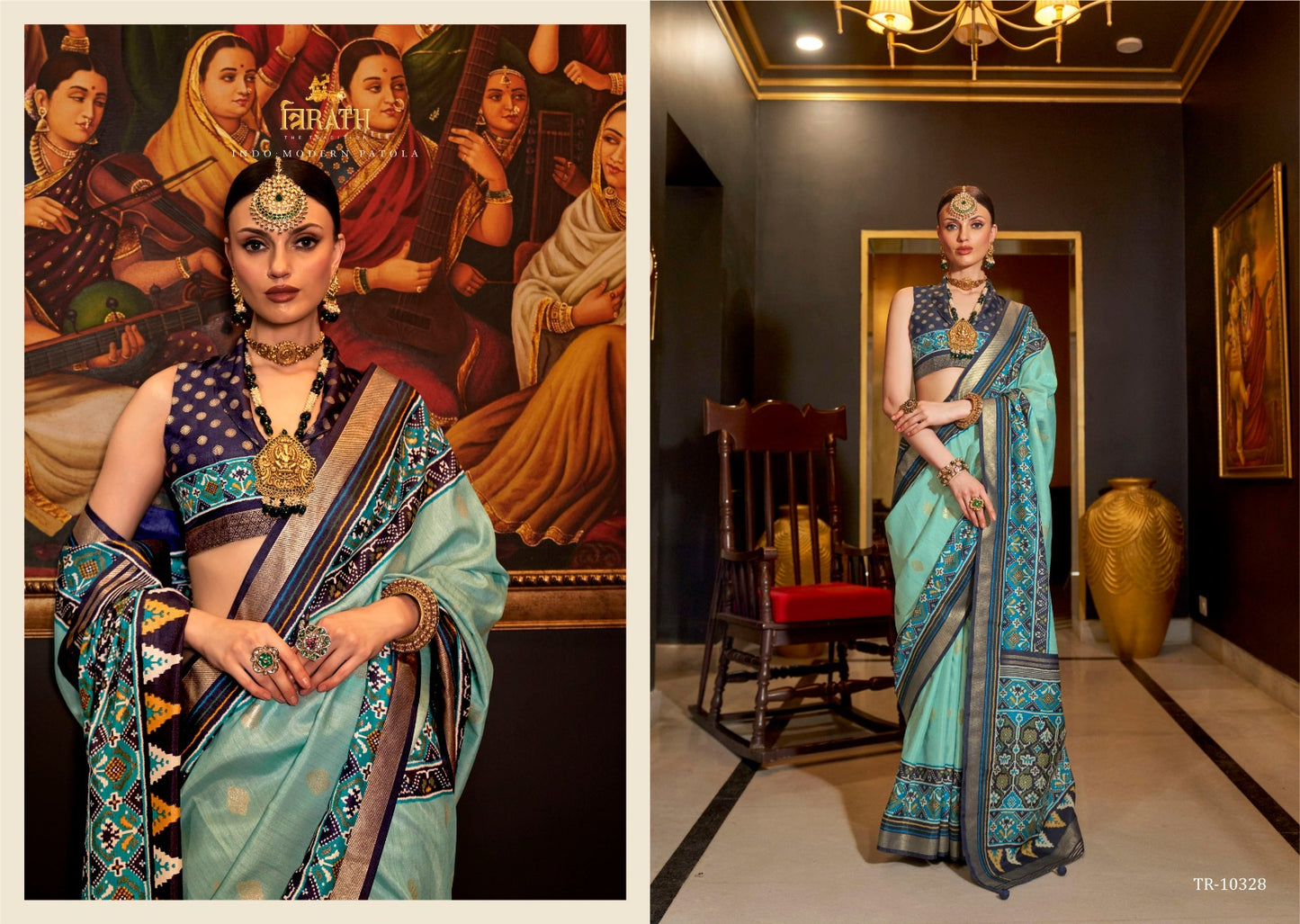 Tulsivan Trirath Silk Sarees Exporter Gujarat