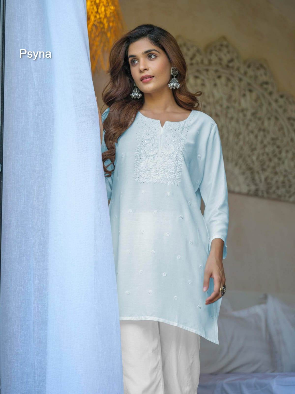 Tunic 130325 Psyna Heavy Rayon Short Kurtis Wholesaler Gujarat