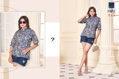 Tunic Vol 1 Rahi Fab Cotton Cambric Short Kurtis Manufacturer India