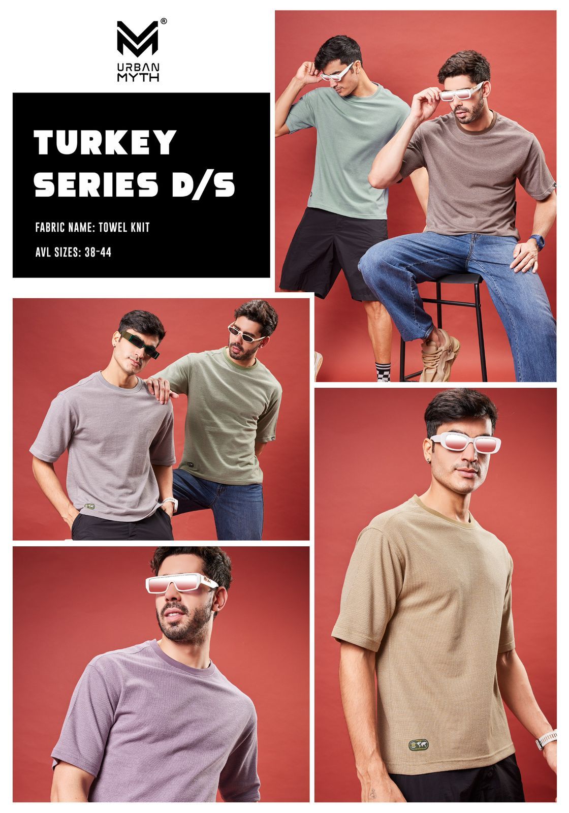 Turkey Series Urban Myth Knit Mens Tshirts Wholesaler India