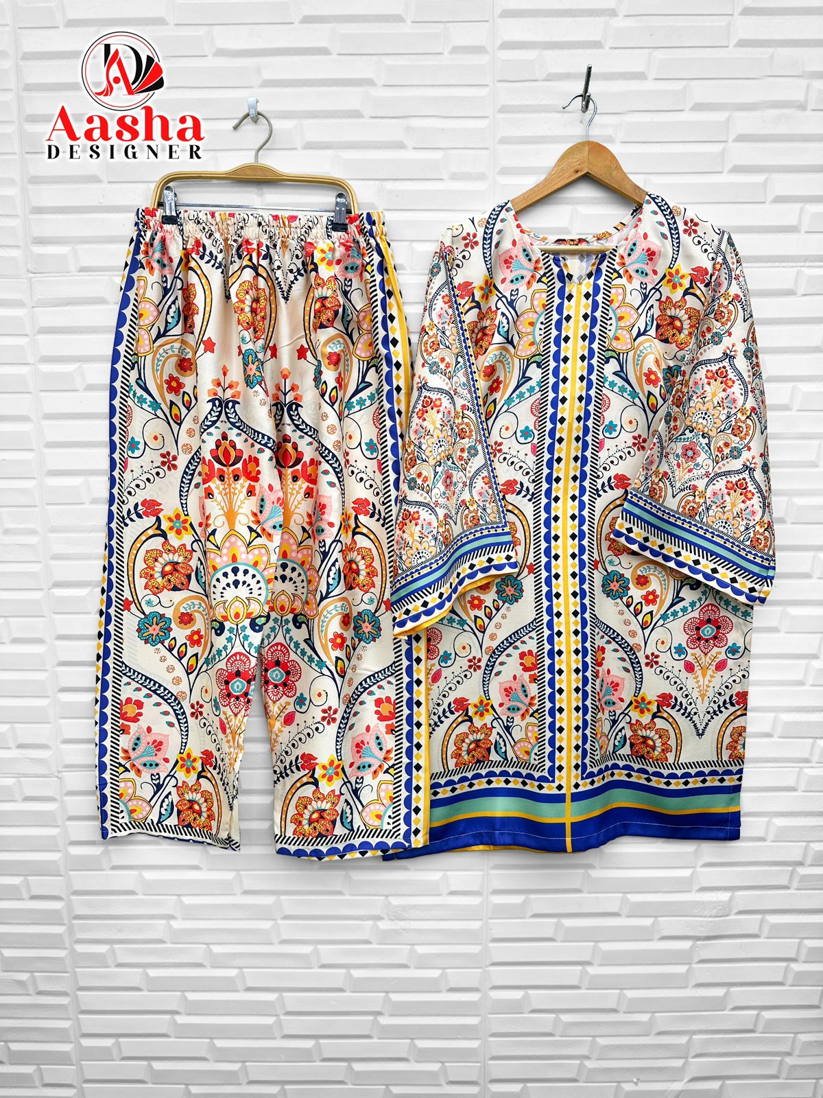 Turkis Vol 3 Karachi Aasha Designer Modal Co Ord Set Manufacturer