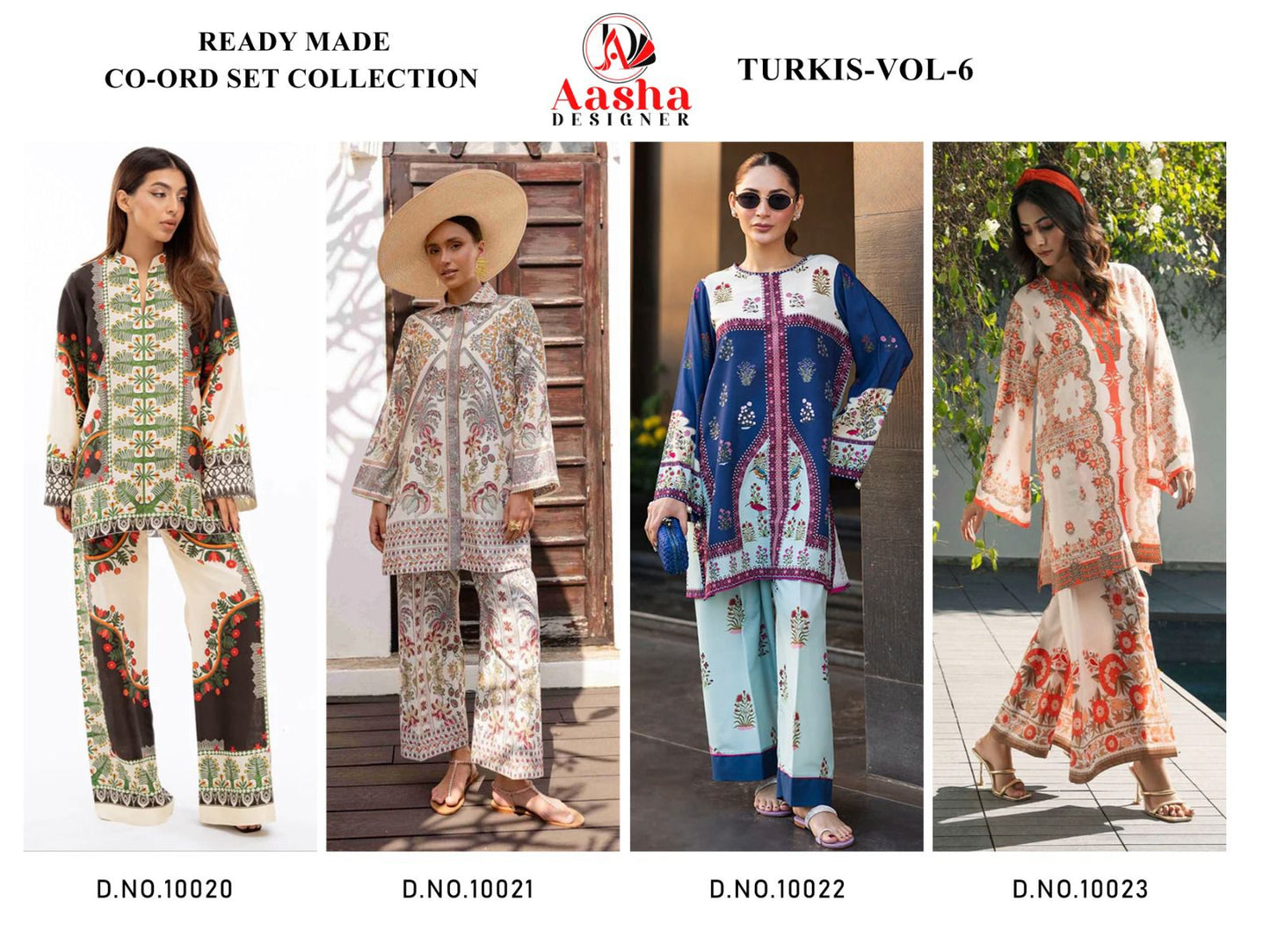 Turkis Vol 6 Karachi Aasha Designer Modal Co Ord Set Supplier India