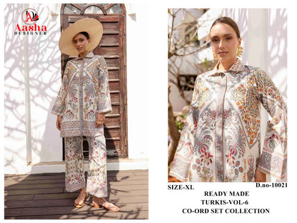 Turkis Vol 6 Karachi Aasha Designer Modal Co Ord Set Supplier India
