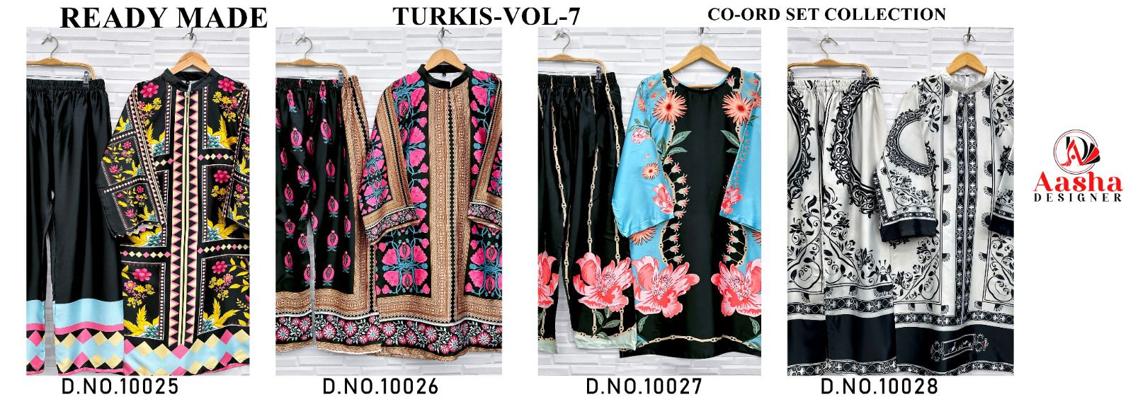 Turkis Vol 7 Karachi Aasha Designer Modal Co Ord Set Exporter Gujarat