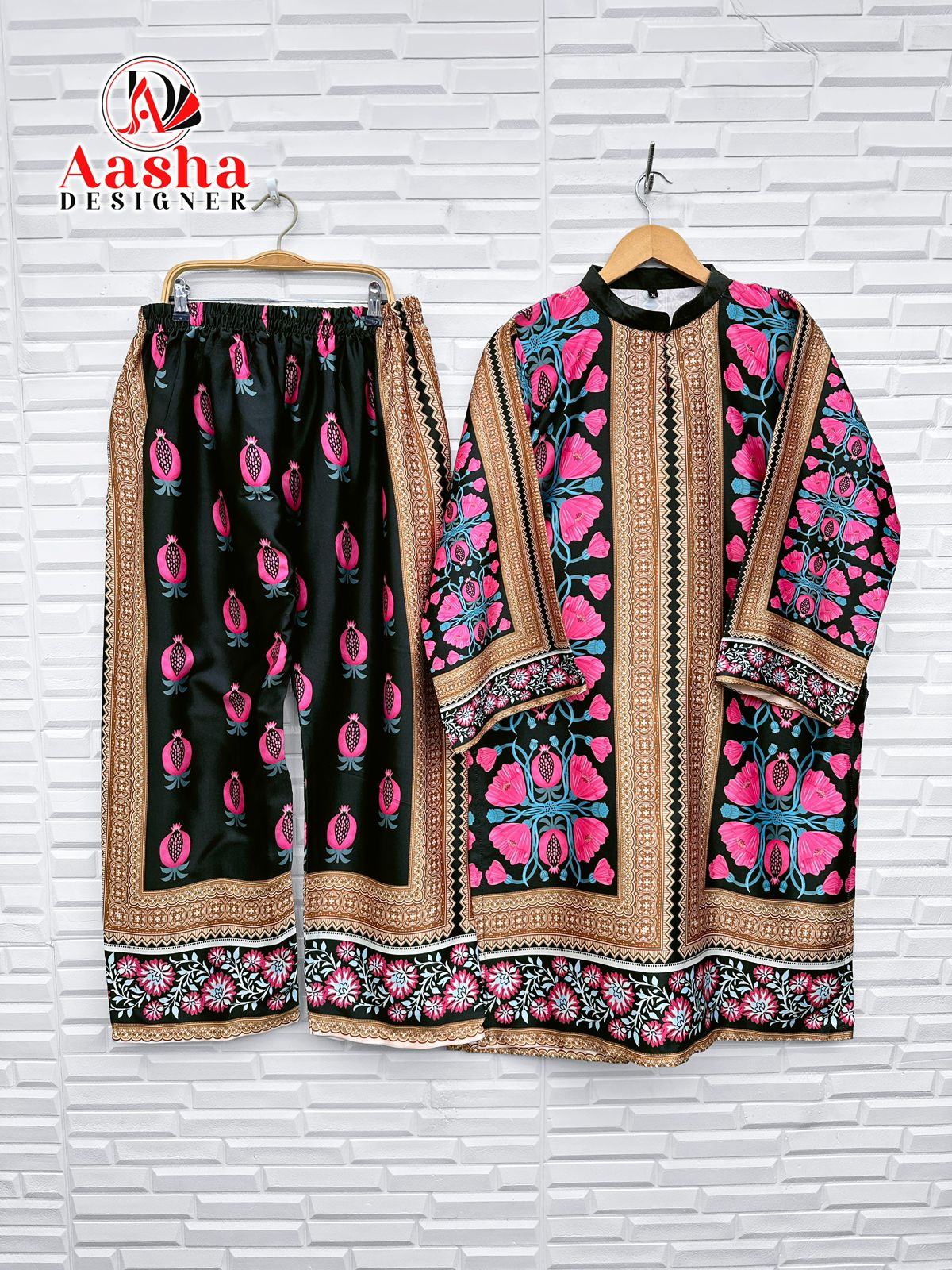 Turkis Vol 7 Karachi Aasha Designer Modal Co Ord Set Exporter Gujarat