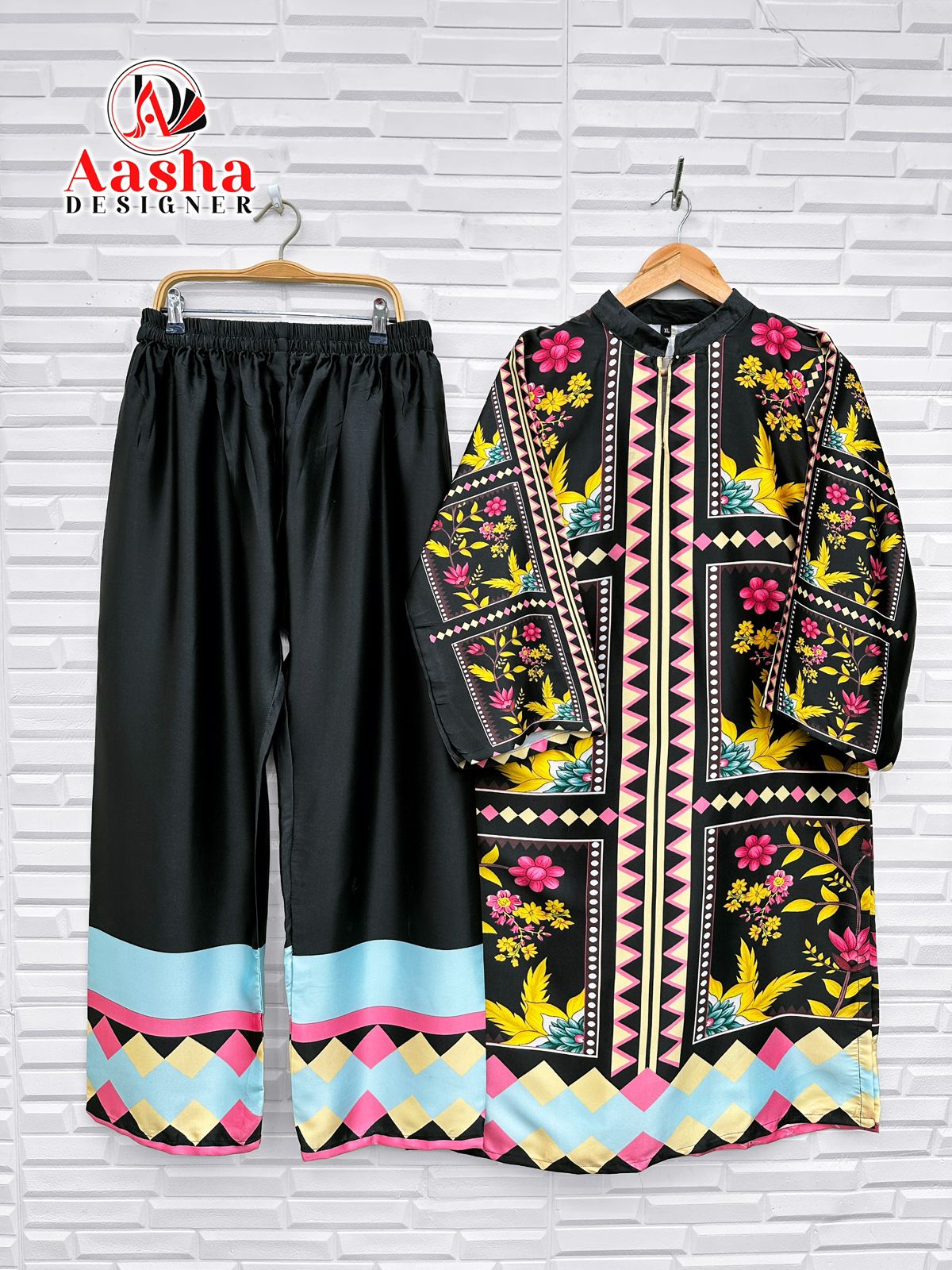 Turkis Vol 7 Karachi Aasha Designer Modal Co Ord Set Exporter Gujarat