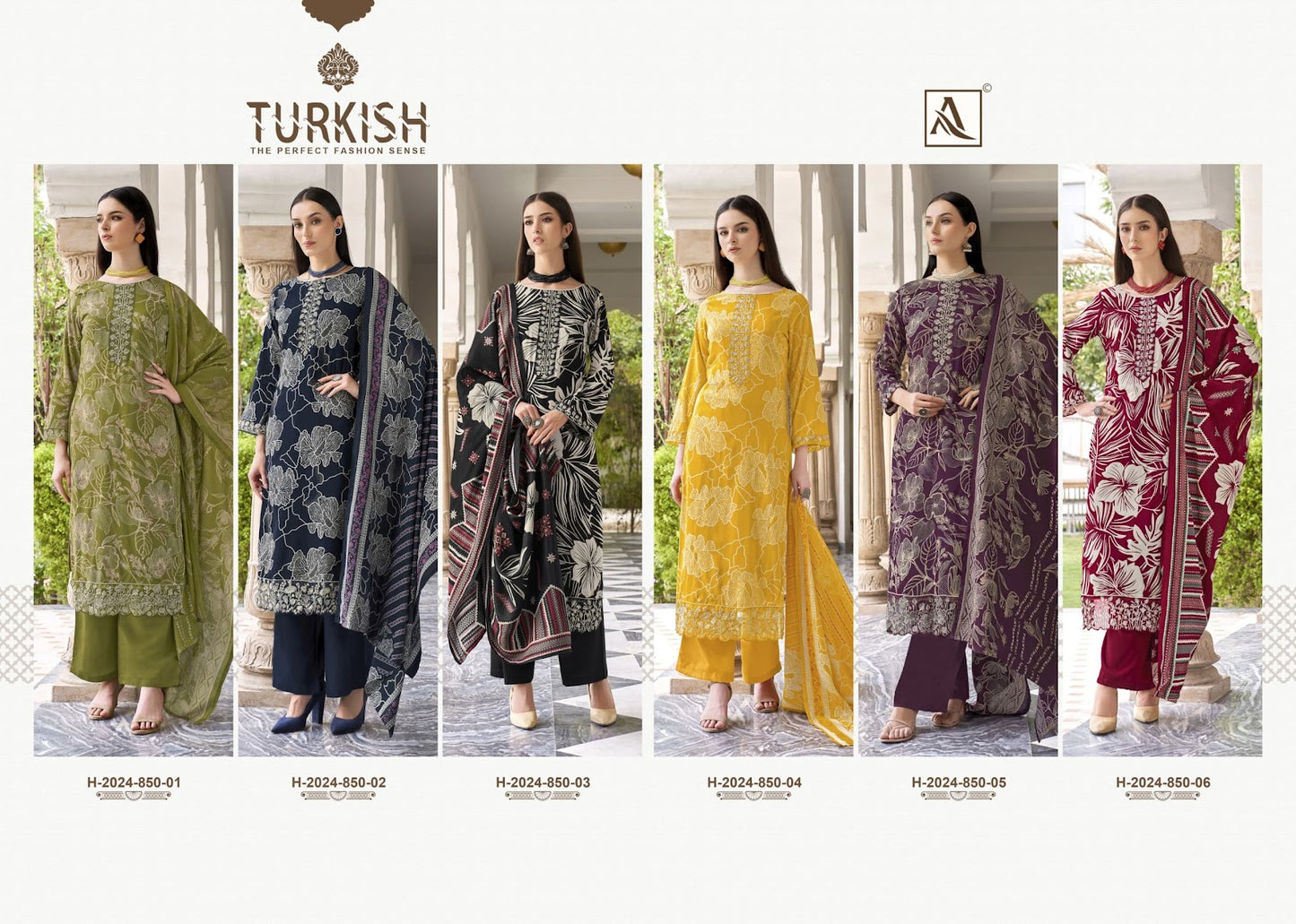 Turkish Alok Pure Viscose Karachi Salwar Suits Wholesaler Gujarat