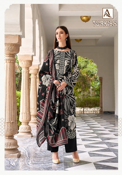 Turkish Alok Pure Viscose Karachi Salwar Suits Wholesaler Gujarat