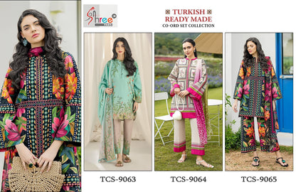 Turkish Co Ord Set Shree Fabs Satin Karachi Readymade Suits Wholesaler Gujarat