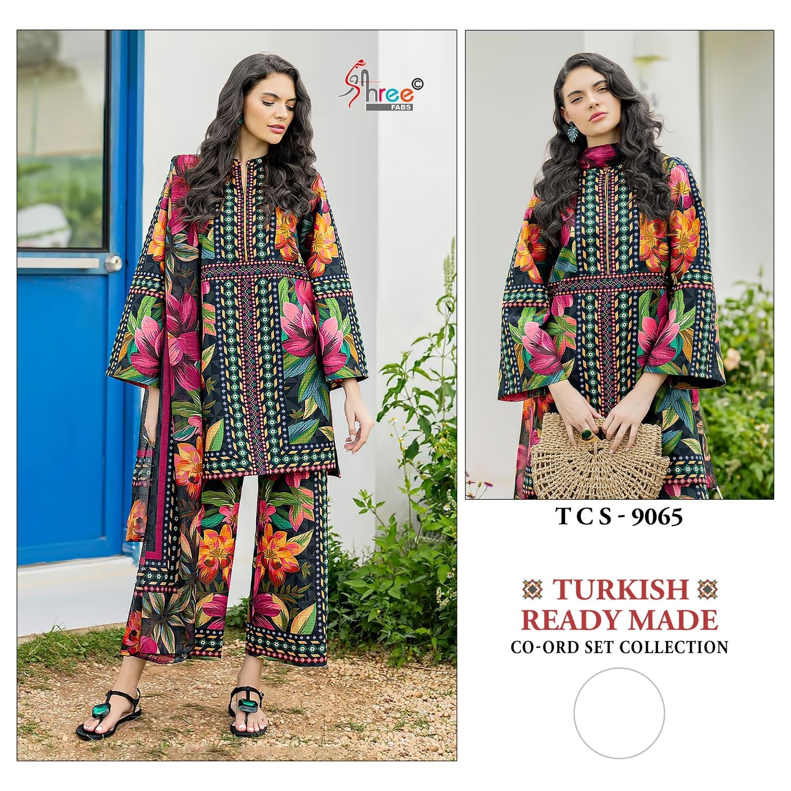 Turkish Co Ord Set Shree Fabs Satin Karachi Readymade Suits Wholesaler Gujarat
