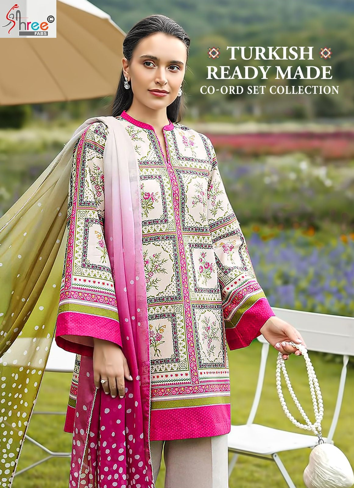 Turkish Co Ord Set Shree Fabs Satin Karachi Readymade Suits Wholesaler Gujarat