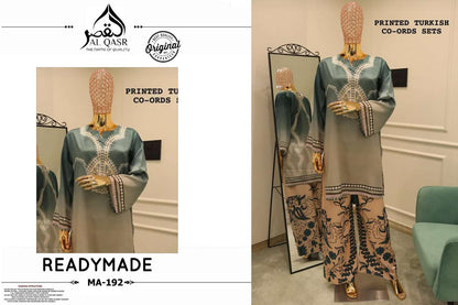 Turkish Design No 192 Al Qasr Satin Co Ord Set Manufacturer India