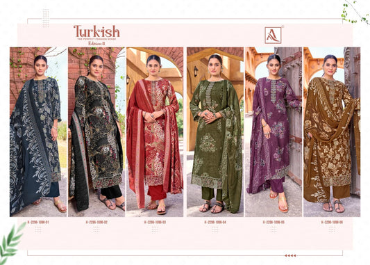 Turkish Edition 11 Alok Viscose Reyon Karachi Salwar Suits Manufacturer Ahmedabad