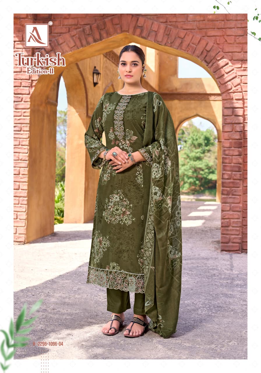 Turkish Edition 11 Alok Viscose Reyon Karachi Salwar Suits Manufacturer Ahmedabad
