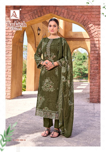 Turkish Edition 11 Alok Viscose Reyon Karachi Salwar Suits Manufacturer Ahmedabad
