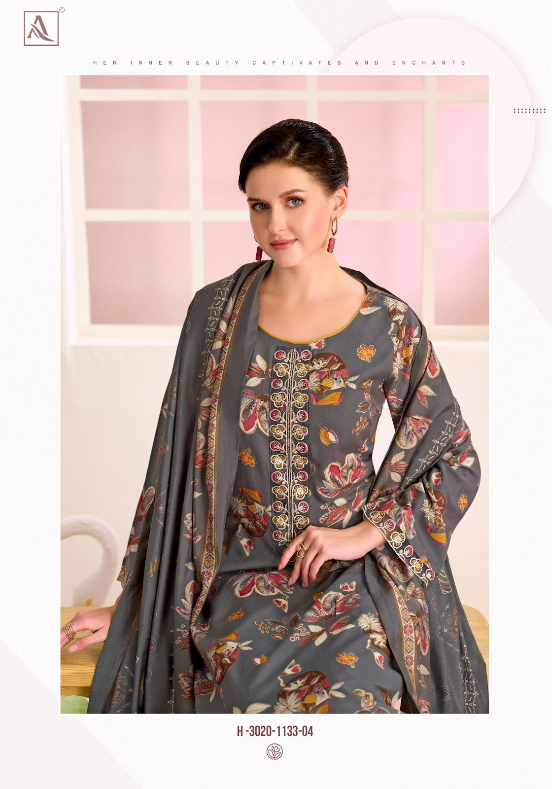 Turkish Edition 13 Alok Viscose Reyon Karachi Salwar Suits Manufacturer India