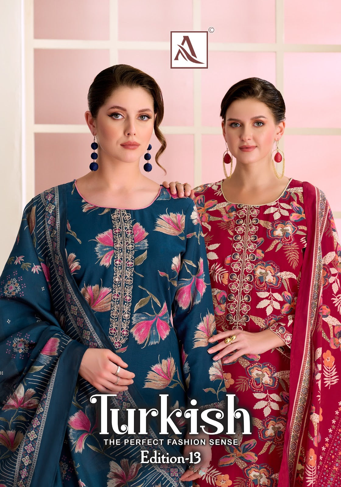 Turkish Edition 13 Alok Viscose Reyon Karachi Salwar Suits Manufacturer India