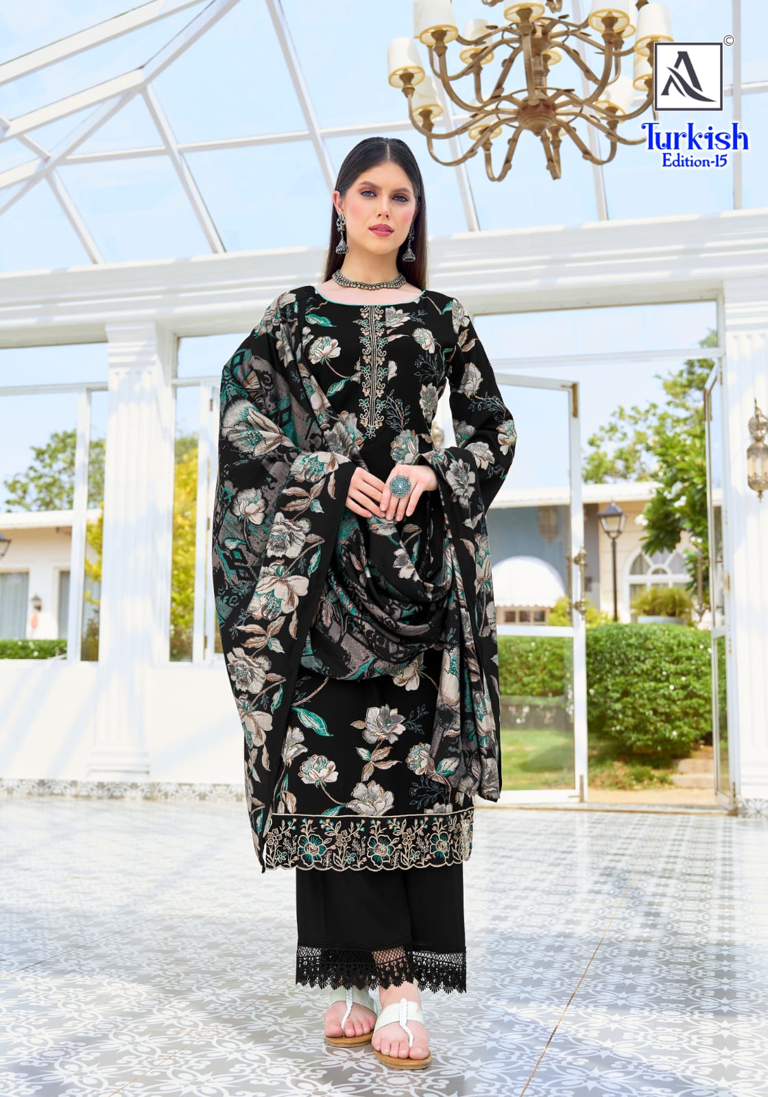 Turkish Edition 15 Alok Viscose Reyon Karachi Salwar Suits Supplier Gujarat