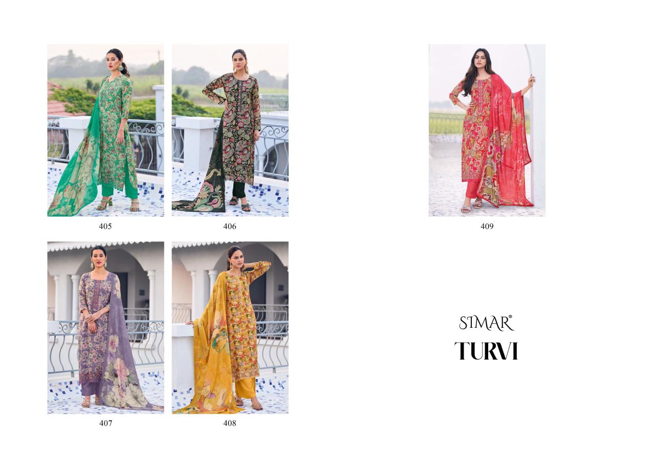 Turvi Burberry Simar Pant Style Suits Supplier India