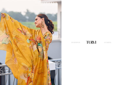 Turvi Burberry Simar Pant Style Suits Supplier India