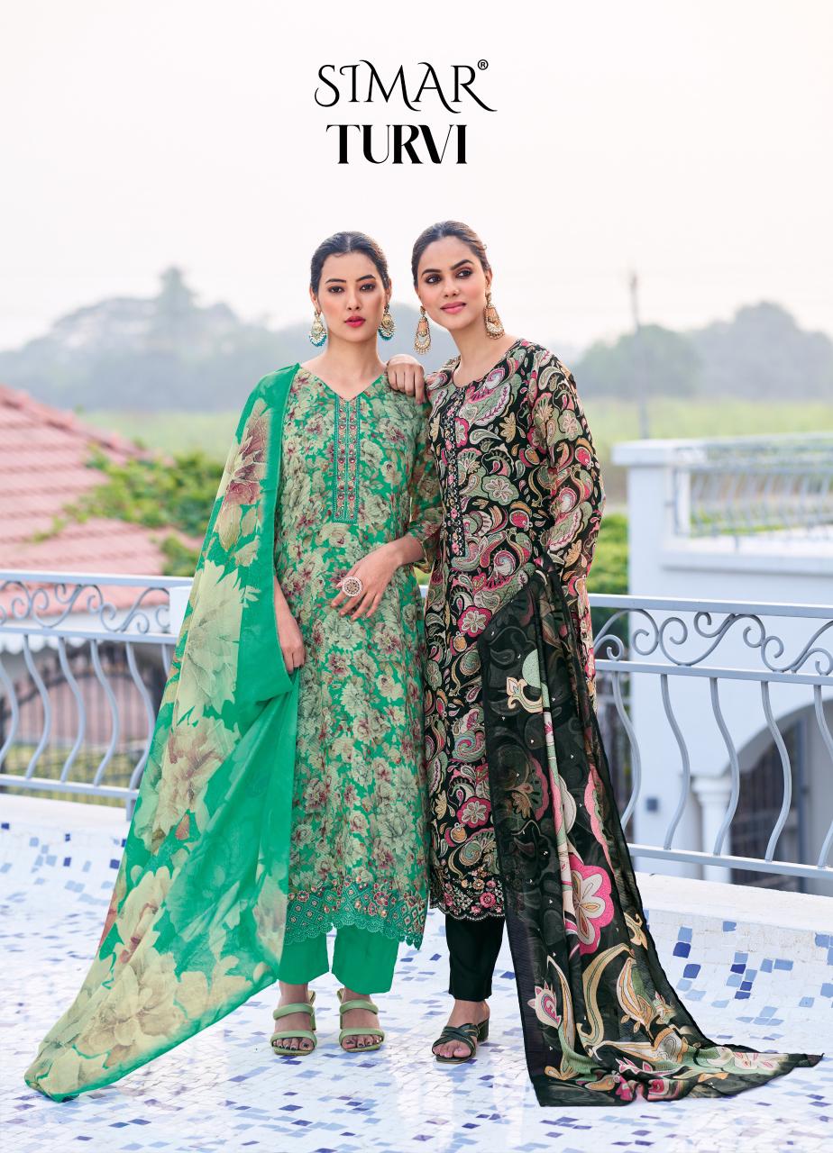 Turvi Burberry Simar Pant Style Suits Supplier India