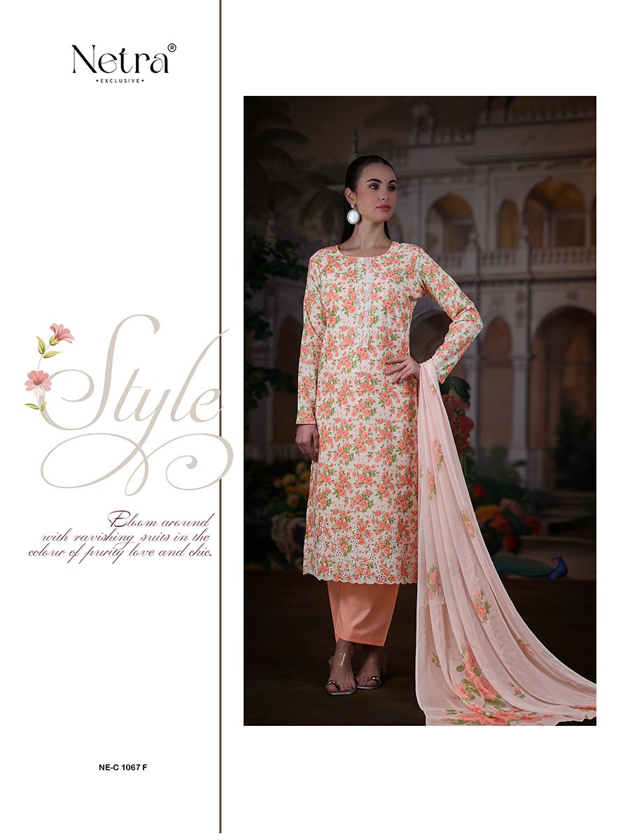 Turvi Netra Premium Cotton Pant Style Suits Wholesaler Ahmedabad