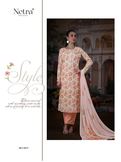 Turvi Netra Premium Cotton Pant Style Suits Wholesaler Ahmedabad