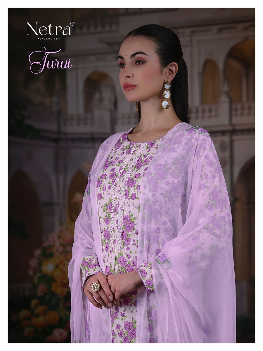 Turvi Netra Premium Cotton Pant Style Suits Wholesaler Ahmedabad
