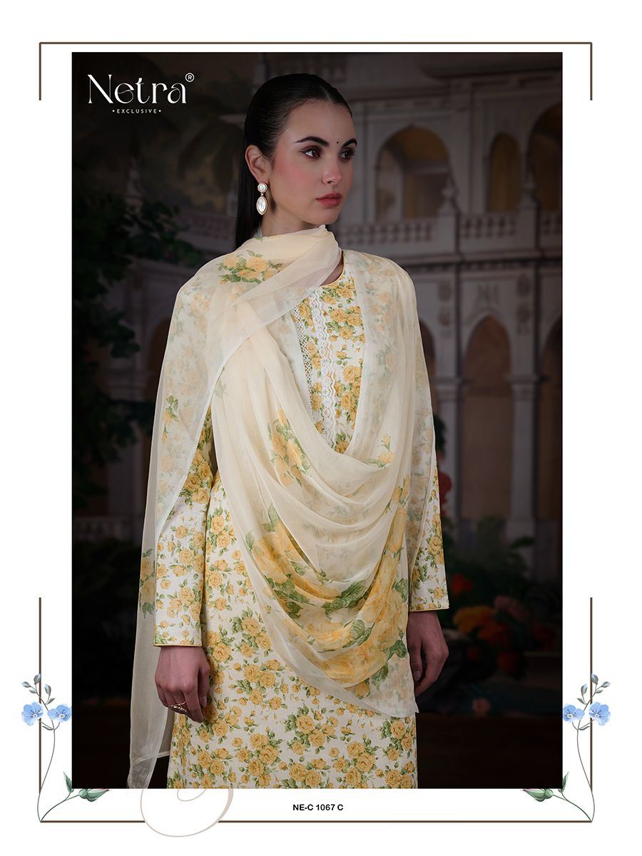 Turvi Netra Premium Cotton Pant Style Suits Wholesaler Ahmedabad