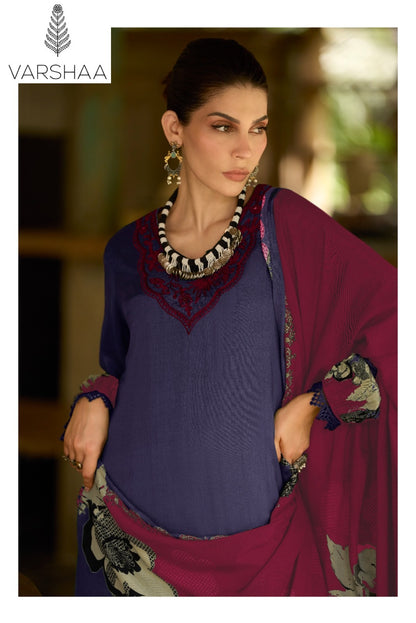 Tuscany 2 Varshaa Viscose Muslin Pakistani Salwar Suits Supplier Ahmedabad