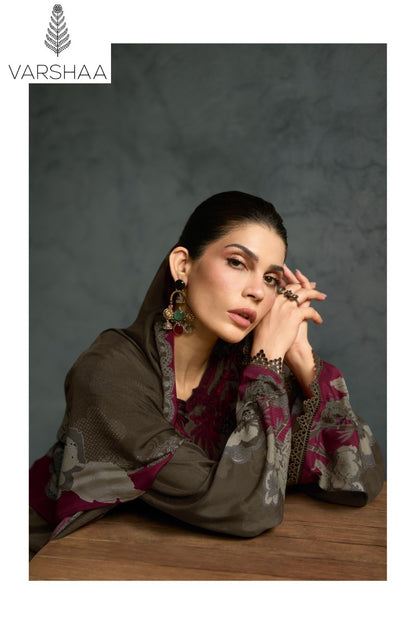 Tuscany 2 Varshaa Viscose Muslin Pakistani Salwar Suits Supplier Ahmedabad
