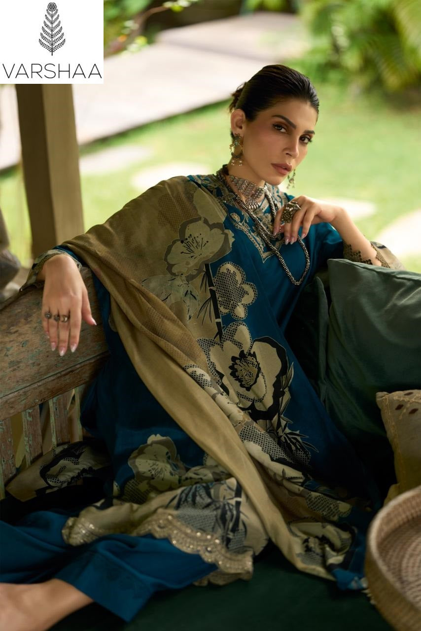 Tuscany Varshaa Viscose Muslin Pakistani Salwar Suits Manufacturer Gujarat