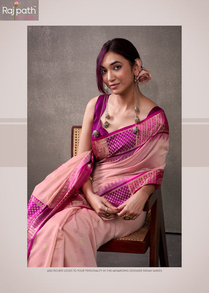 Tuti Fruti Silk Rajpath Modal Cotton Sarees Supplier