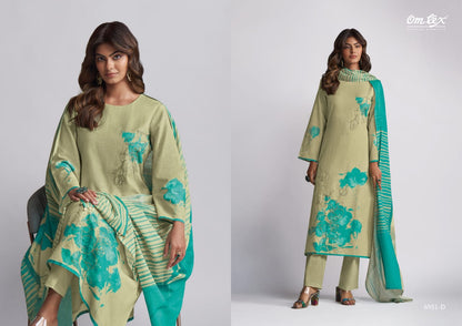 Twamev Omtex Linen Cotton Pant Style Suits Exporter India