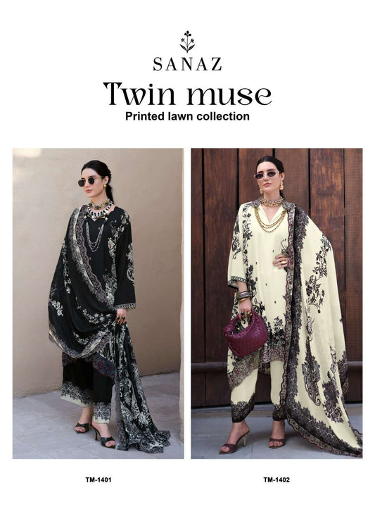 Twin Muse Sanaz Viscose Pakistani Salwar Suits Wholesale Price