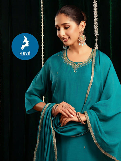 Twinkle Kaya Mul Chanderi Readymade Pant Style Suits Wholesaler Gujarat